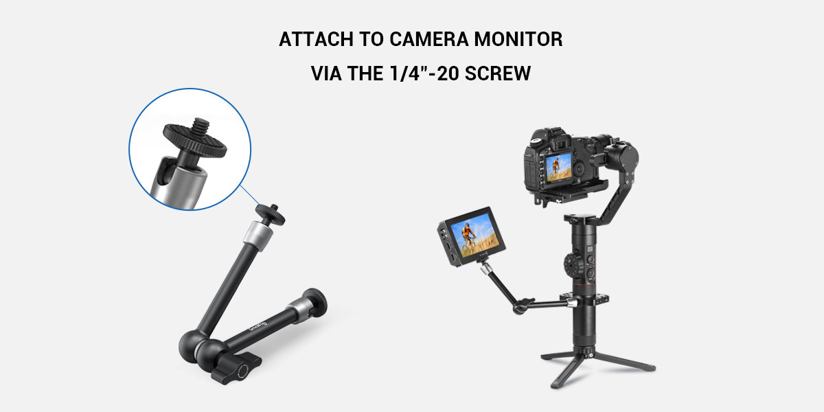 SmallRig Articulating Magic Arm 9.8 / 11 inches Adjustable Friction Magic Arm For DSLR LCD Monitor LED Light Camera Accessories