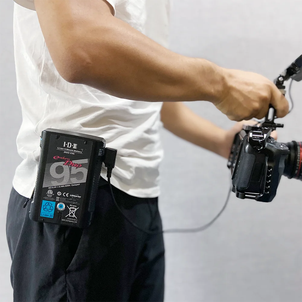 SmallRig Universal Mini V Mount Battery Plate with Belt Clip For A7S3 and other camera V mount batteries 2990