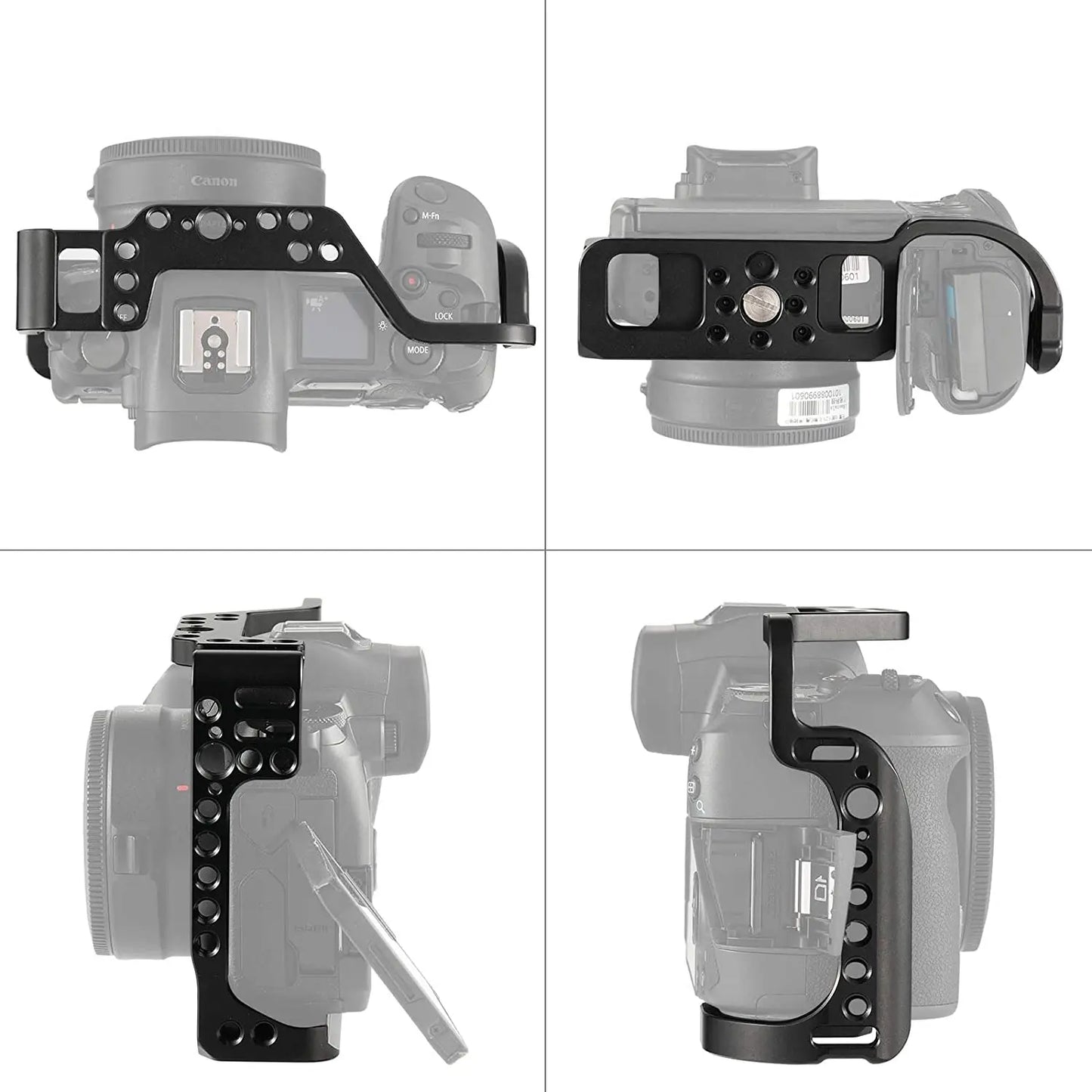 SmallRig Camera Cage for Canon EOS R with Cold Shoe Mount Thread Holes for Magic Arm Microphone Attach 2803