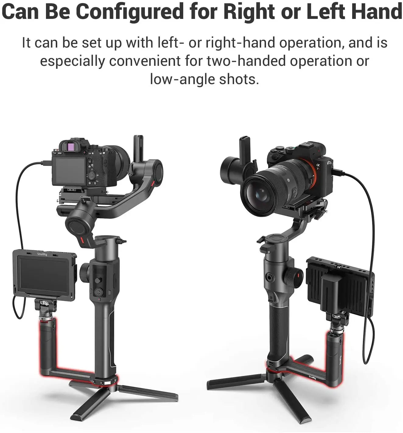 SmallRig RS 4 mini Side Handle for DJI RS 4 mini /SC/ RS 2/ RSC 2/ RS 3 / RS 3 Pro / RS 3 mini / RS 4/ RS 4 Pro Cold Shoe Mount