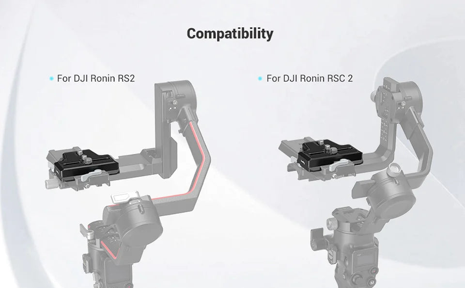 SmallRig Extended Arca-Type Quick Release Plate for DJI RS 2 and RSC 2 Gimbal for RS 2 / RSC 2 / RS 3 / RS 3 Pro 3162/2851