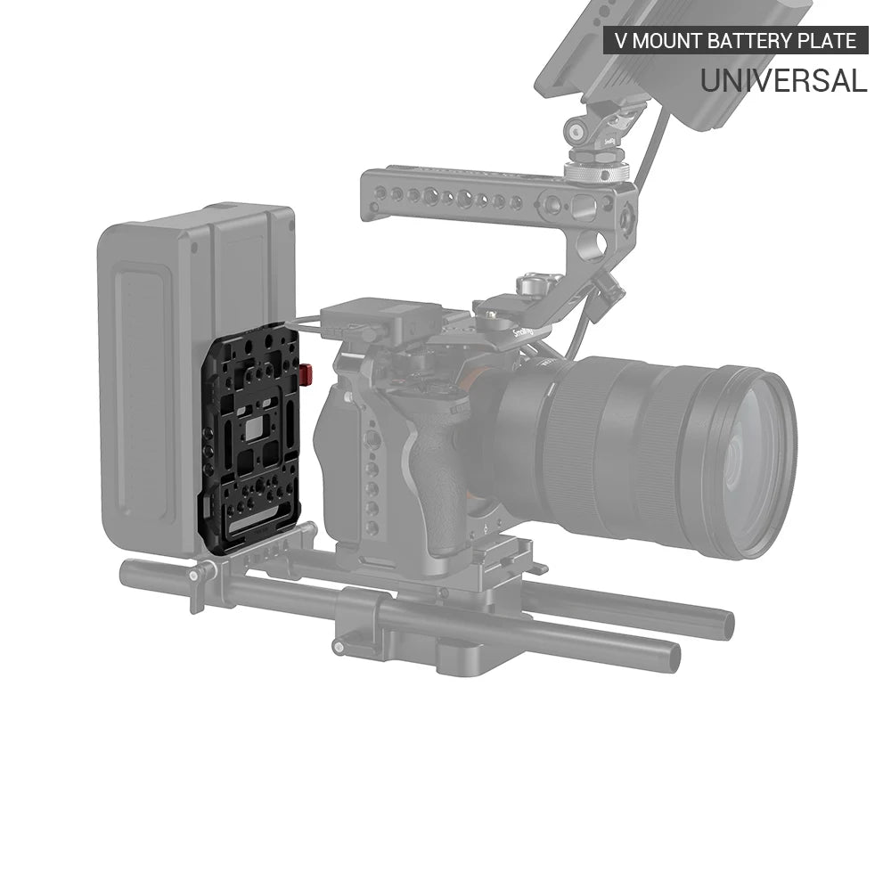 SmallRig V Mount Battery Plate, V-Lock Mount Battery Plate Quick Release Plate Universal Camera Accessories - 2988