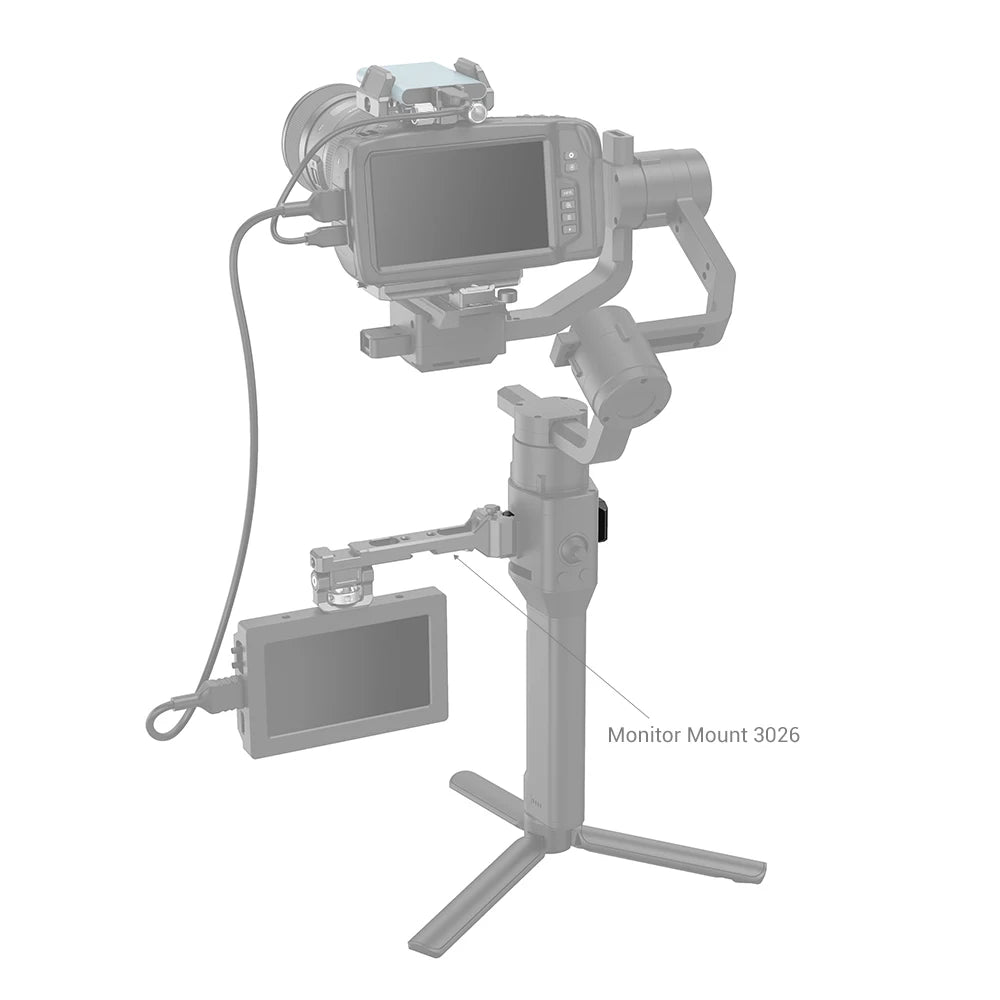 SmallRig NATO Rail for DJI Ronin S/SC Built-in 1/4”- 20 threaded hole 3032