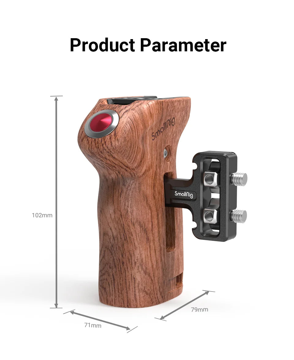 SmallRig Threaded Side Handle with Record Start/Stop Remote Trigger For SONY 3323