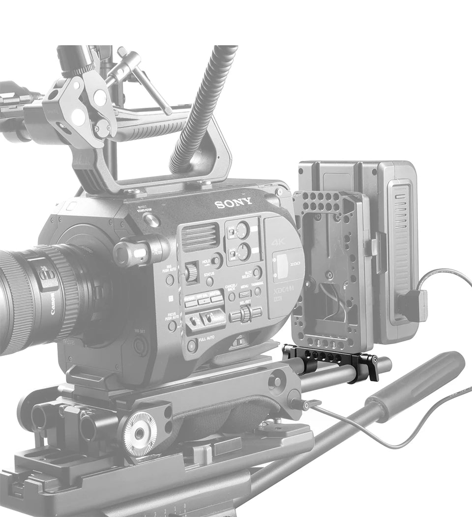 SmallRig Super Light weight 15mm Railblock with 1/4"-20 Standard Thread for Camera Cage 15mm Dslr Camera Rig - 942