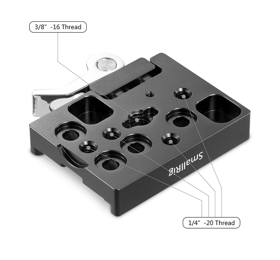 SmallRig Camera Monopod Head Quick Release Plate ( Arca-type Compatible) QR Plate For Arca-Swiss Plate Tripod Accessories 2143