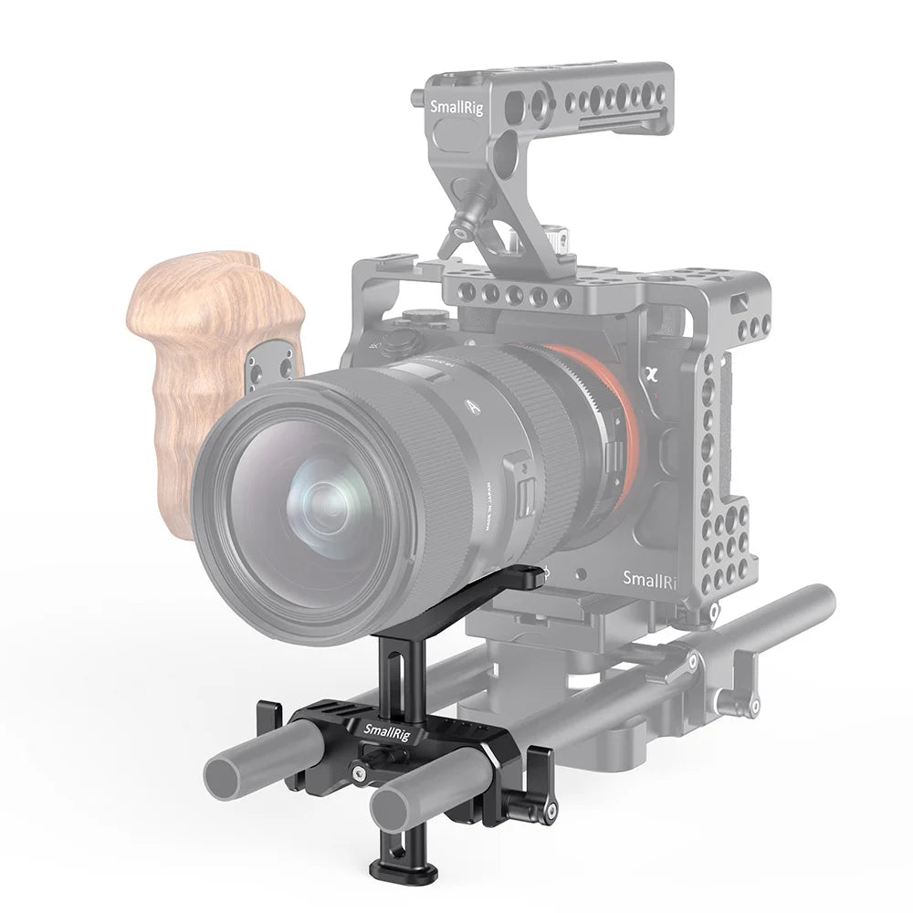 SmallRig DSLR Camera Lens Adapter Adjustable 15mm LWS Universal Lens Support for Long Lens Support Camera Rig 2681