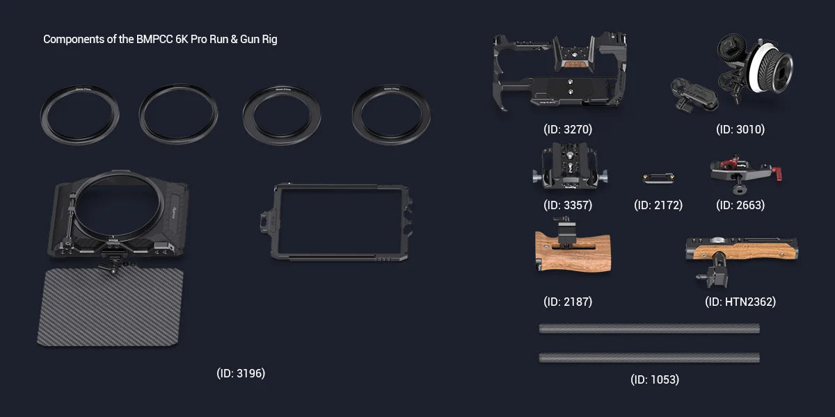 SmallRig Professional Mini Accessory Kit Include Mini Matte Box And Mini Follow Focu