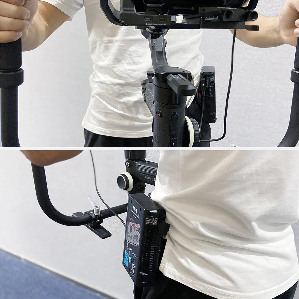 SmallRig Universal Mini V Mount Battery Plate with Belt Clip For A7S3 and other camera V mount batteries 2990