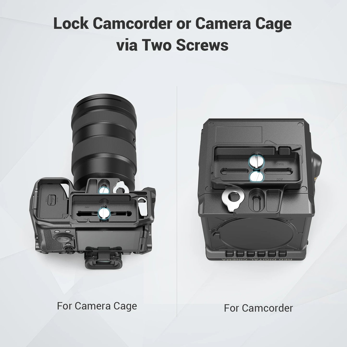 SmallRig Extended Arca-Type Quick Release Plate for DJI RS 2 and RSC 2 Gimbal for RS 2 / RSC 2 / RS 3 / RS 3 Pro 3162/2851