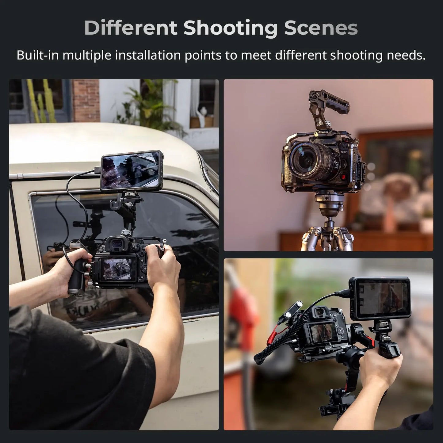 SmallRig HawkLock Quick Release Cage Kit for Panasonic LUMIX GH7/GH6, with Top Handle Kit, Cable Clamp for HDMI and USB-C 4825
