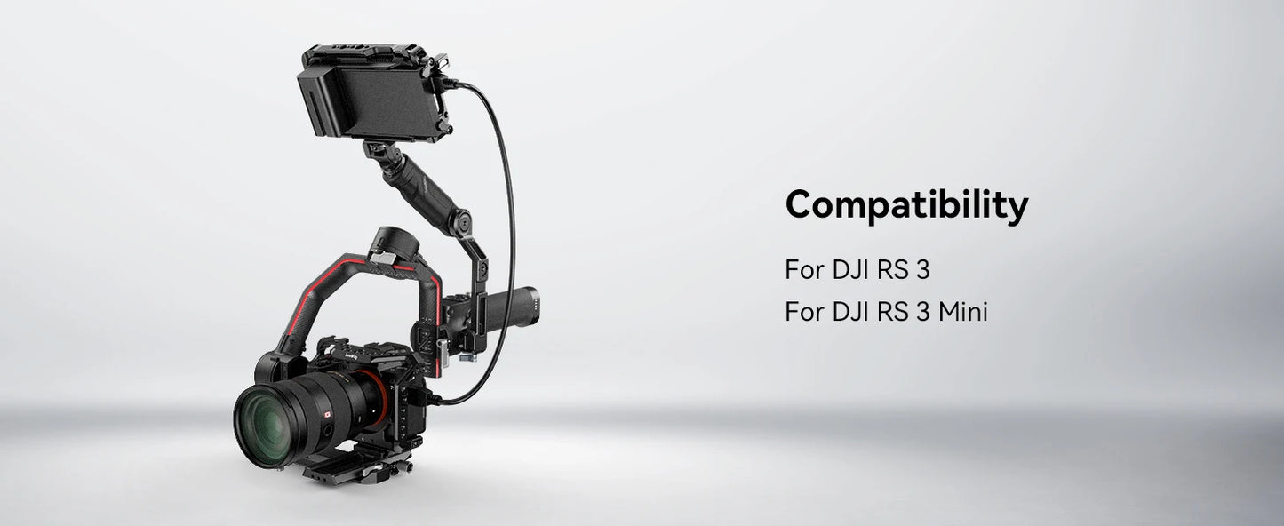SmallRig RS 4 Mini Adjustable Handle Sling Handgrip for DJI RS 3 Mini / RS 4 Mini Gimbal Handheld Stabilizer,with NATO Clamp