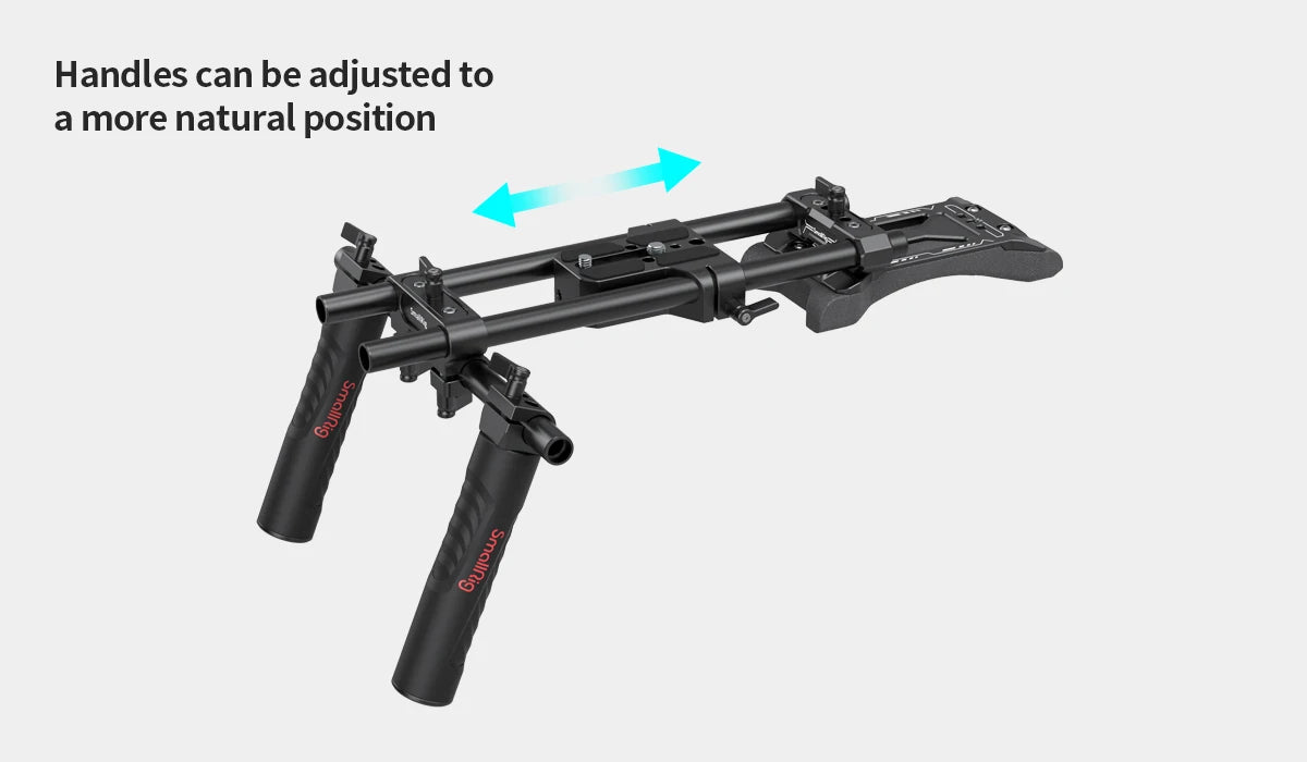 SmallRig Universal Basic Camera Shoulder Mount Kit , Mirrorless, and Small Camera Shoulder Rig - 2896C