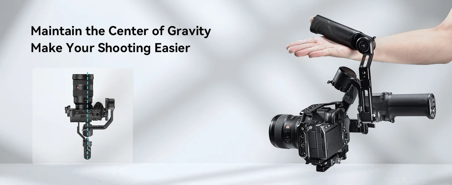 SmallRig RS 4 Mini Adjustable Handle Sling Handgrip for DJI RS 3 Mini / RS 4 Mini Gimbal Handheld Stabilizer,with NATO Clamp
