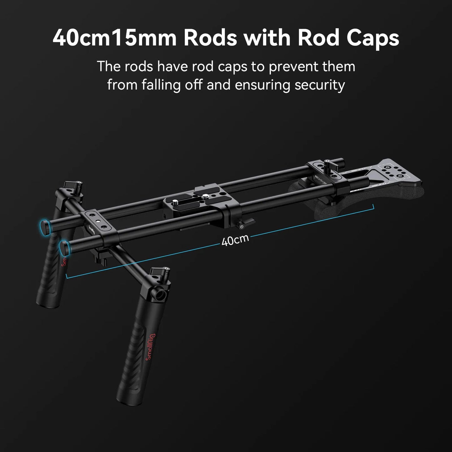 SmallRig Universal Shoulder Platform Kit Camera Shoulder Rig 15mm Rod Support System Camera for DSLR Camcorder 2896C