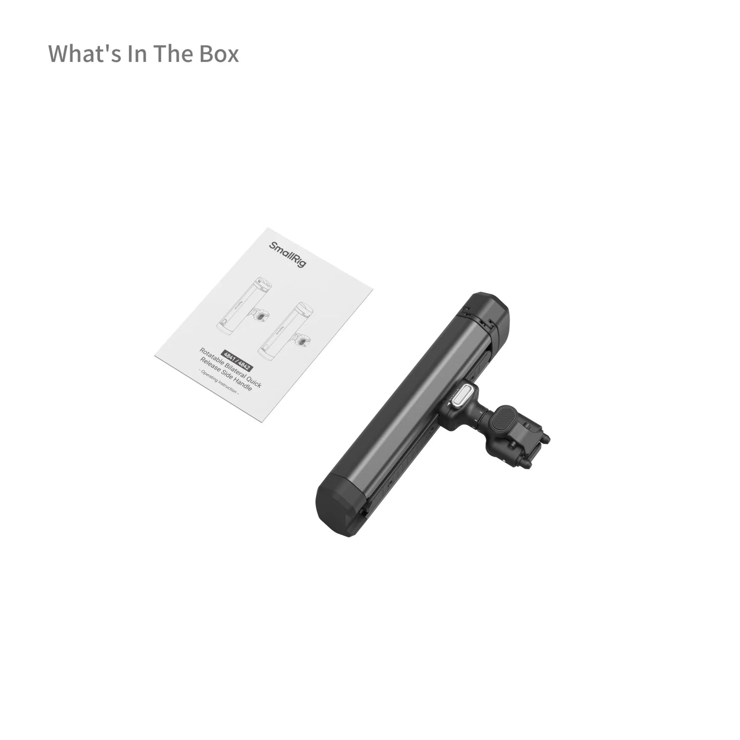 SmallRig Bilateral Quick Release Side Handle for Professional Mobile Video Shooting Infinite Rotation Phone Side Handle 4842