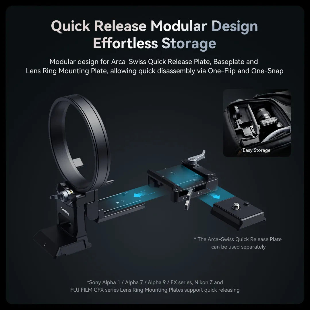 SmallRig Rotatable Plate Kit for Nikon