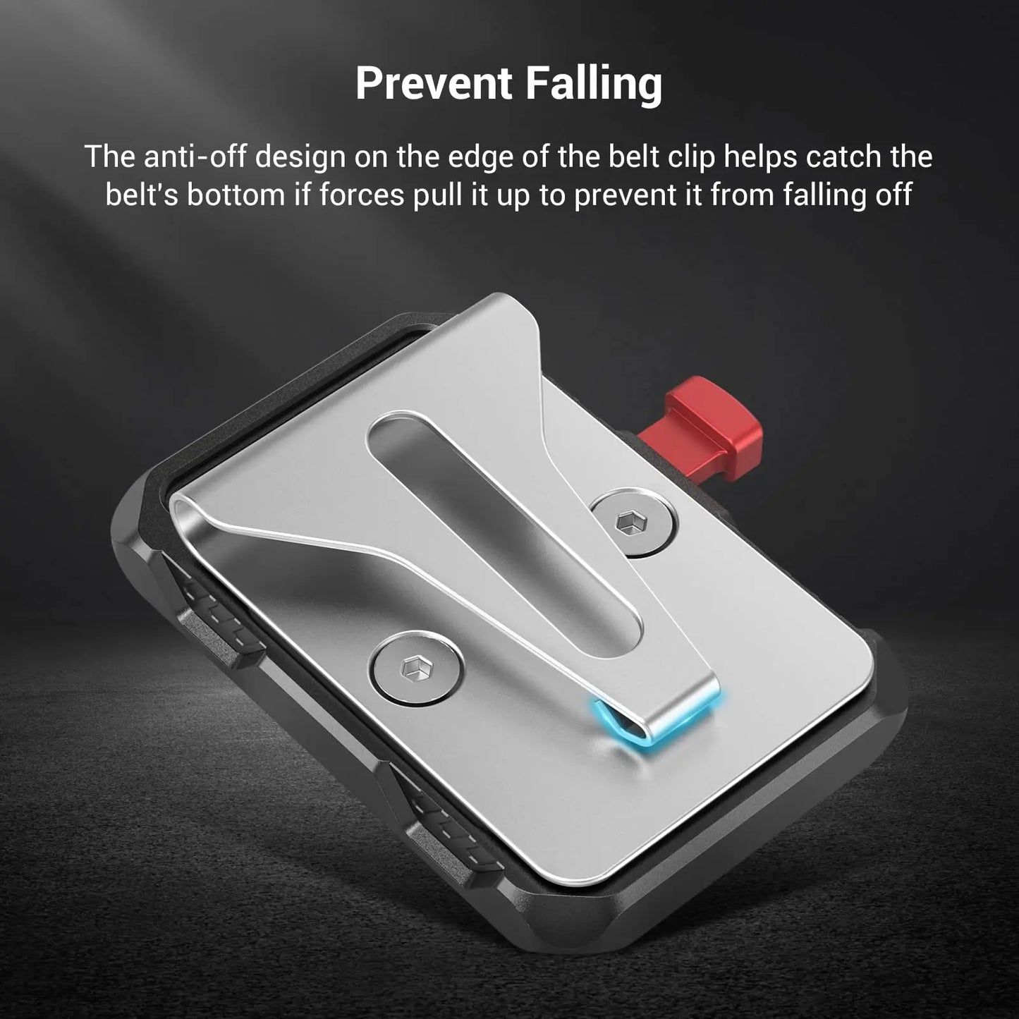 SmallRig Universal Mini V Mount Battery Plate with Belt Clip For A7S3 and other camera V mount batteries 2990