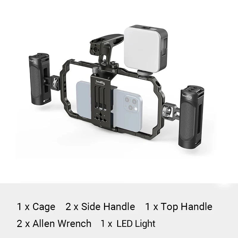SmallRig All-in-One Video Kit Ultra /Pro/Basic/ Classic Kit for Phone Photography Universal Phone Cage Kit