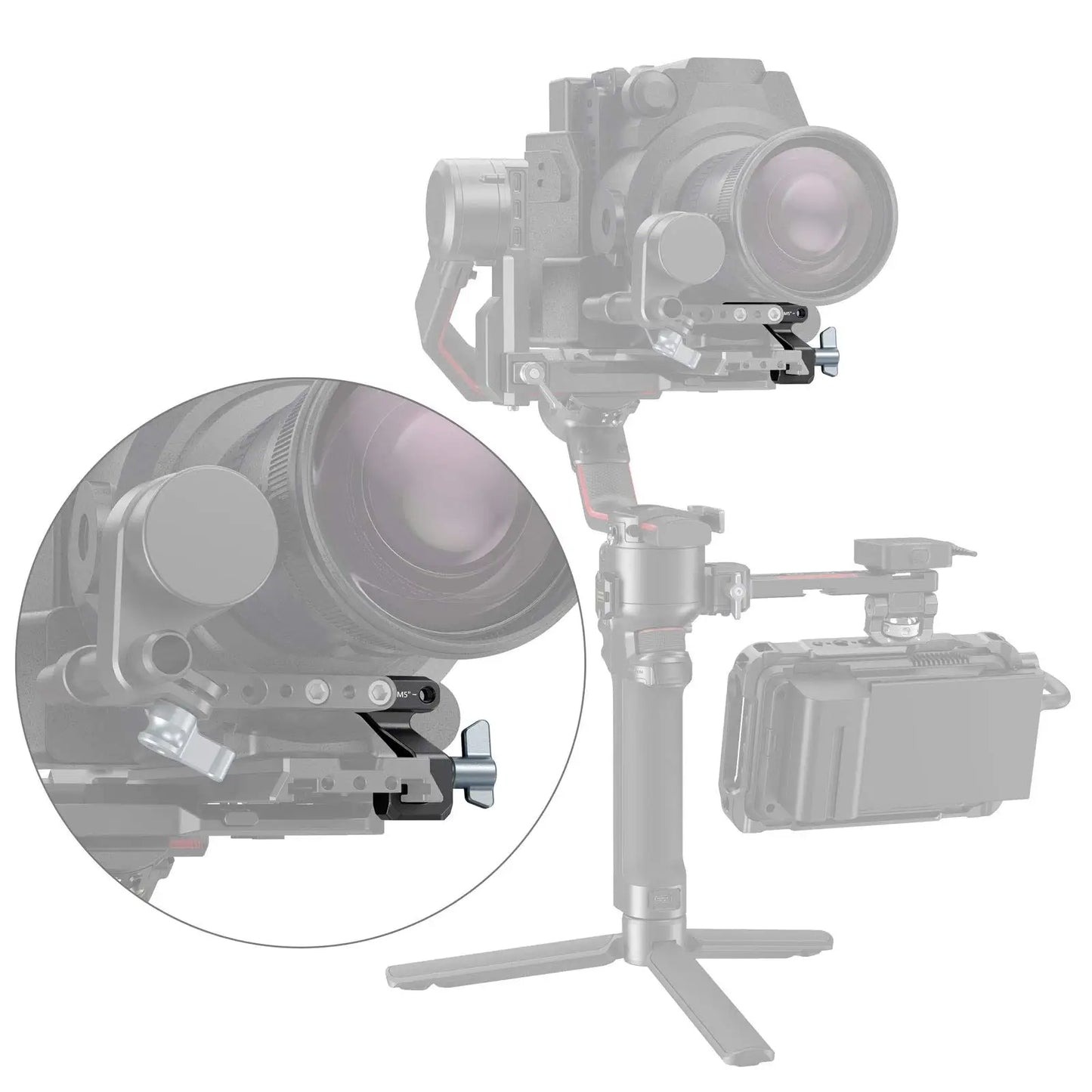 SmallRig Extended Arca-Type Quick Release Plate for DJI RS 2 and RSC 2 Gimbal for RS 2 / RSC 2 / RS 3 / RS 3 Pro 3162/2851