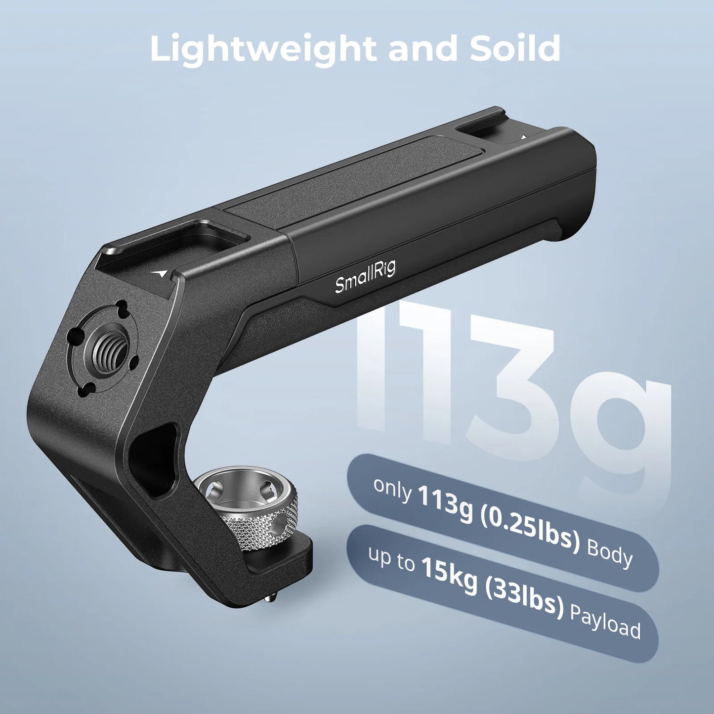 SmallRig Top Handle for ARRI Locating Holes (Tiny),Weight 113g,Portable Camera Top Handle for Sony for Canon for Nikon 4757