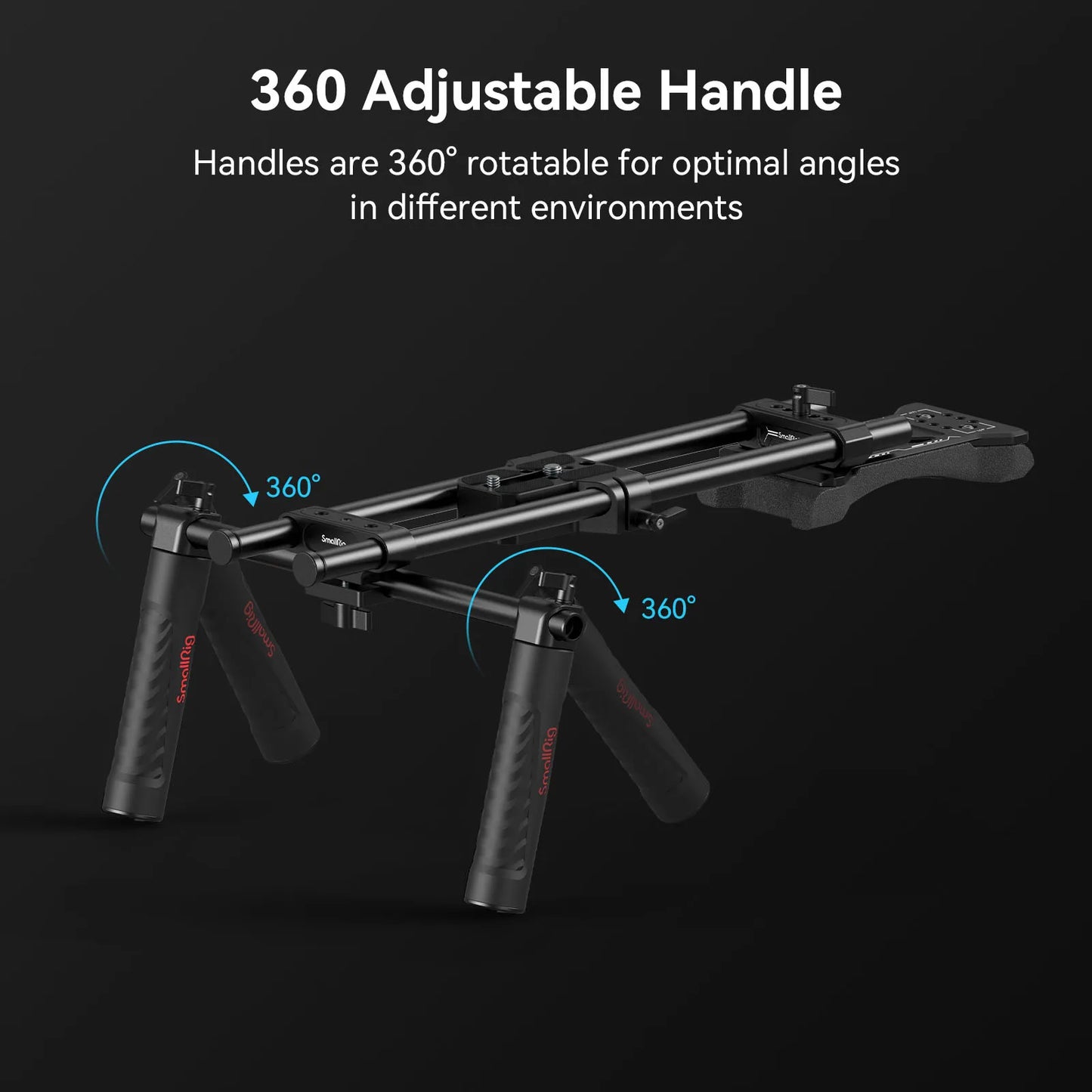 SmallRig Universal Shoulder Platform Kit Camera Shoulder Rig 15mm Rod Support System Camera for DSLR Camcorder 2896C