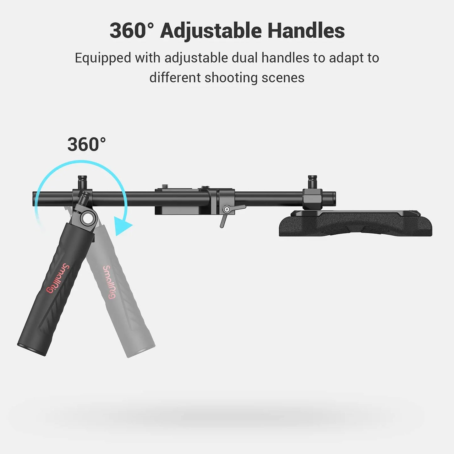 SmallRig Universal Basic Camera Shoulder Mount Kit , Mirrorless, and Small Camera Shoulder Rig - 2896C