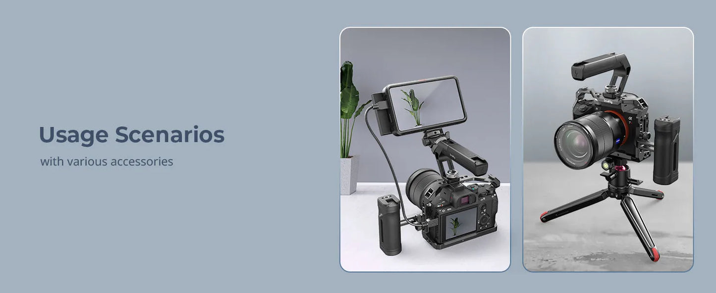 SmallRig Top Handle for ARRI Locating Holes (Tiny),Weight 113g,Portable Camera Top Handle for Sony for Canon for Nikon 4757