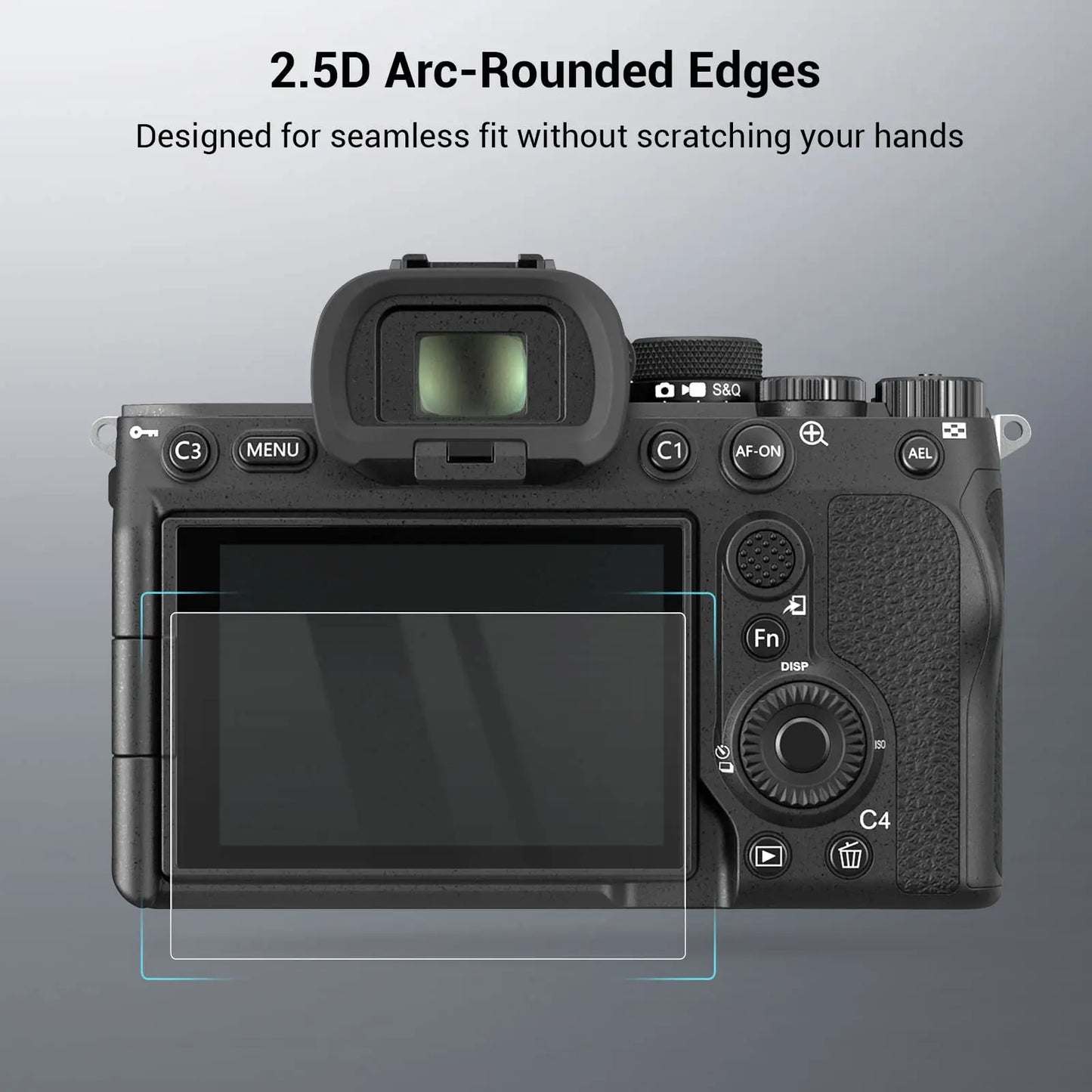 SmallRig Screen Protector for Sony Alpha 7CR/ Alpha 7C II/Alpha 6700 / ZV-E1 / Alpha 7 IV, 0.4mm Ultra-Thin Tempered Glass 2pcs