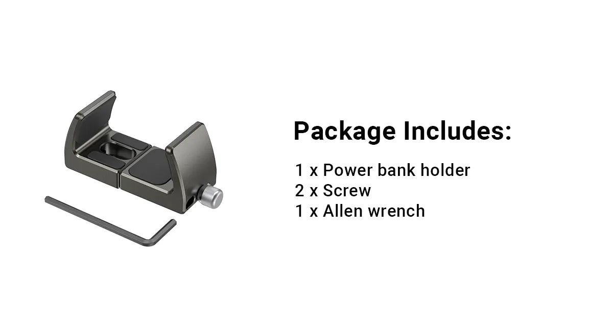 SmallRig Universal Power Bank Holder Adjustable for power banks with width range from 53mm to 81mm for Vlogging Video Shoot 2790