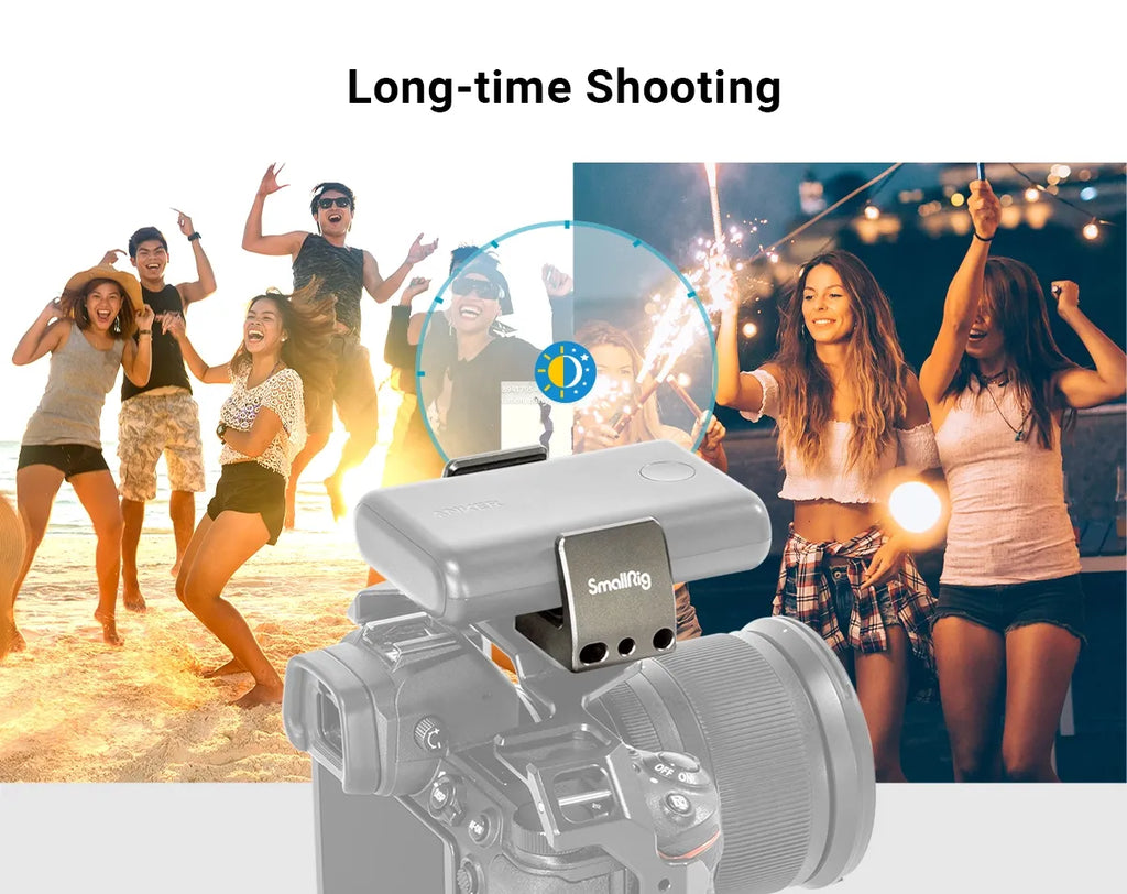 SmallRig Universal Power Bank Holder Adjustable for power banks with width range from 53mm to 81mm for Vlogging Video Shoot 2790