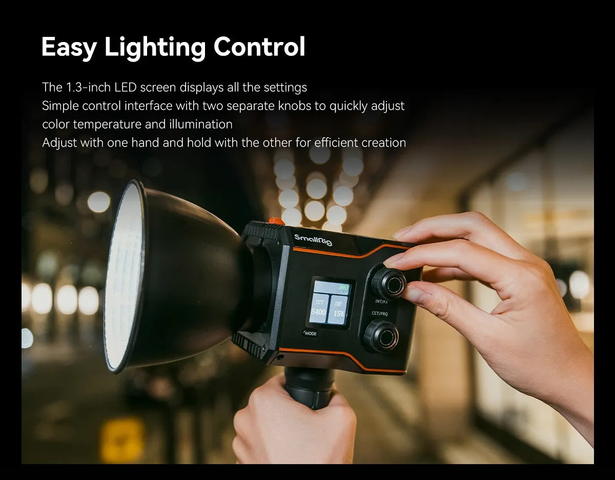 Smallrig RC 60B & Accessories COB LED Video Light Photography