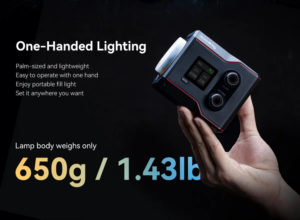 Smallrig RC 60B & Accessories COB LED Video Light Photography