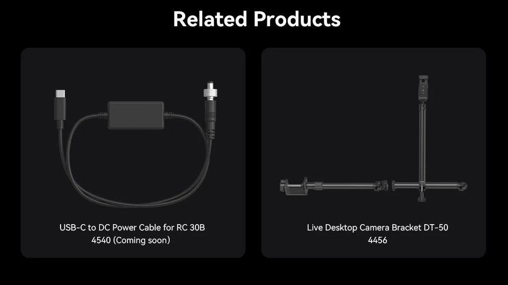 SmallRig RC 30B COB Light with 30W Beam Angle Adjustable Bi-color COB LED Video Light 2700K-6500K Ultra-high Brightness 4280