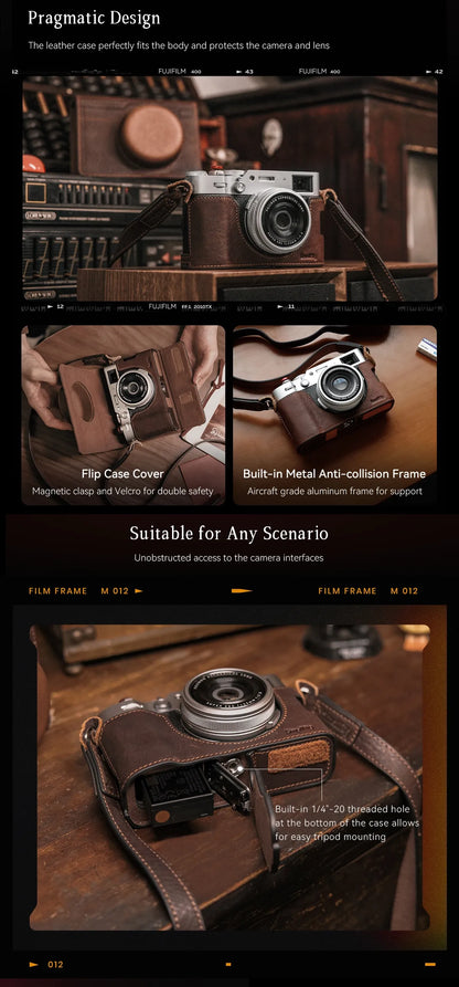 SmallRig Exclusive Camera Cage for FUJIFILM X100VI “Retro” Cage with Shutter Release Button and Hot Shoe Cover for Fuji X100VI