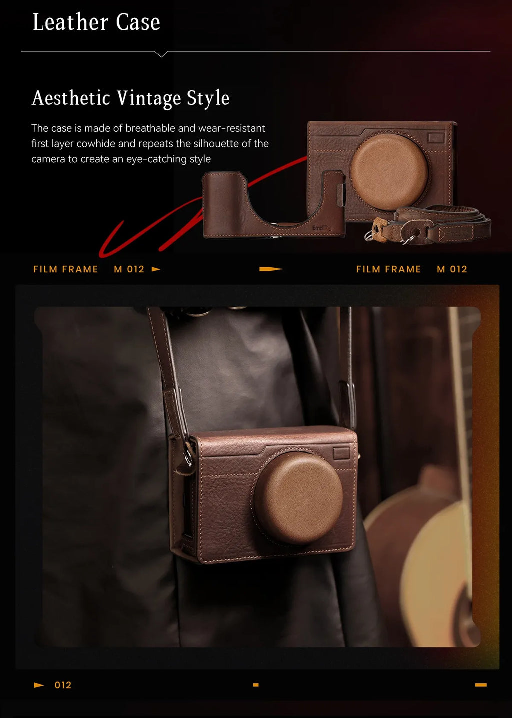 SmallRig Exclusive Camera Cage for FUJIFILM X100VI “Retro” Cage with Shutter Release Button and Hot Shoe Cover for Fuji X100VI