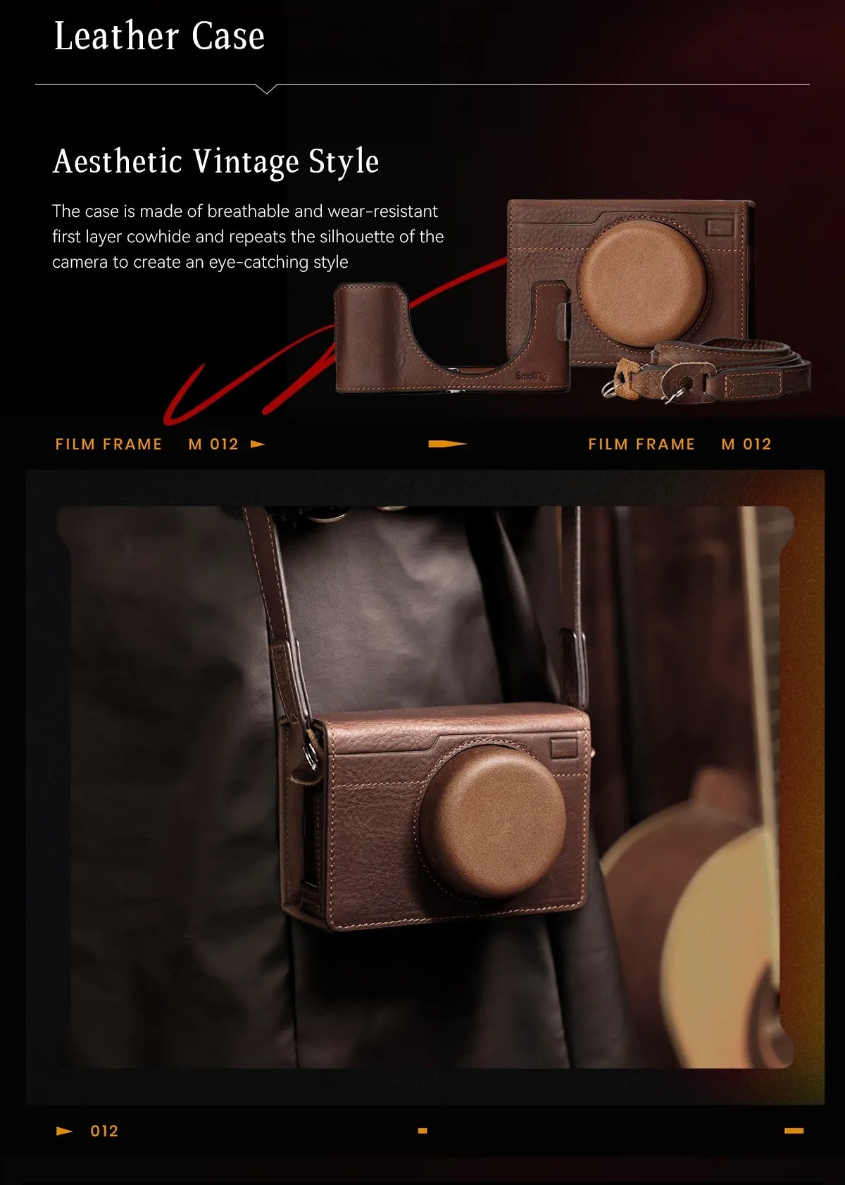 SmallRig Exclusive Camera Cage for FUJIFILM X100VI “Retro” Cage with Shutter Release Button and Hot Shoe Cover for Fuji X100VI