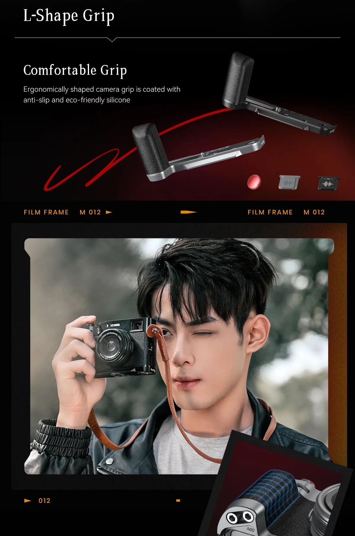 SmallRig Exclusive Camera Cage for FUJIFILM X100VI “Retro” Cage with Shutter Release Button and Hot Shoe Cover for Fuji X100VI