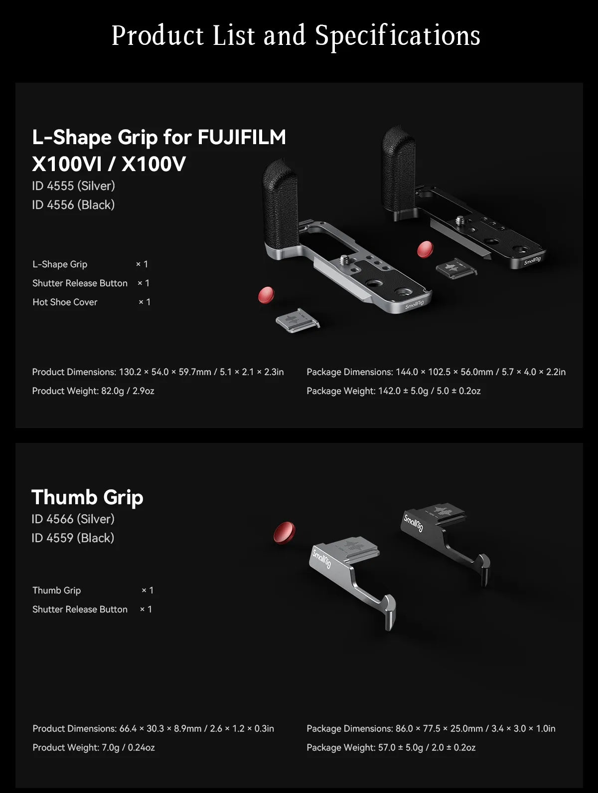 SmallRig Exclusive Camera Cage for FUJIFILM X100VI “Retro” Cage with Shutter Release Button and Hot Shoe Cover for Fuji X100VI