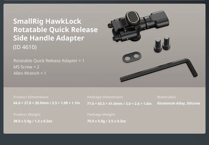 SmallRig Phone Cage for Samsung Galaxy S24 Ultra , HawkLock Quick Release System Cage Kit,with Magnetic Filter Attachment 4601