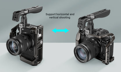 SmallRig Lightweight NATO Top Handle Quick Release NATO Grip for Sony Top Handle with 5 Cold Shoe Adapters and NATO Clamp