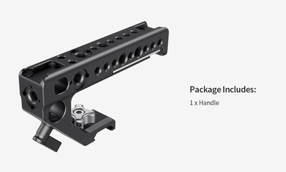 SmallRig Lightweight NATO Top Handle Quick Release NATO Grip for Sony Top Handle with 5 Cold Shoe Adapters and NATO Clamp