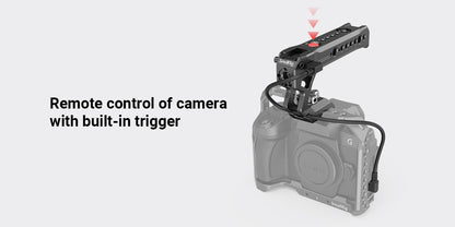 SmallRig Lightweight NATO Top Handle Quick Release NATO Grip for Sony Top Handle with 5 Cold Shoe Adapters and NATO Clamp