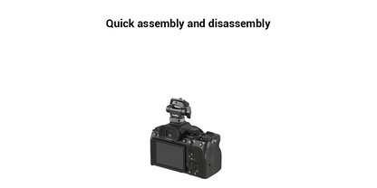 SmallRig Quick Release Monitor Holder Camera Clamp Swivel and Tilt Adjustable Monitor Mount with Cold Shoe / ARRI /  NATO Mount