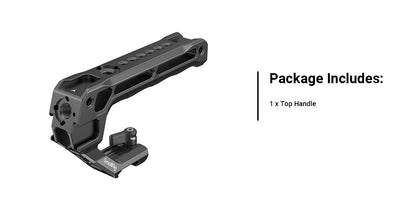 SmallRig Lightweight NATO Top Handle Quick Release NATO Grip for Sony Top Handle with 5 Cold Shoe Adapters and NATO Clamp