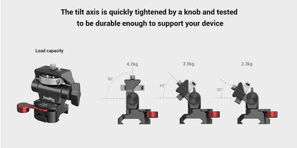 SmallRig Swivel and Tilt Adjustable Monitor Mount with NATO Clamp