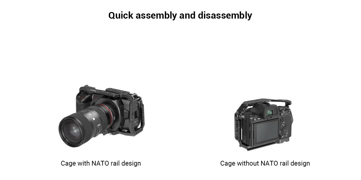 SmallRig Swivel and Tilt Adjustable Monitor Mount with NATO Clamp