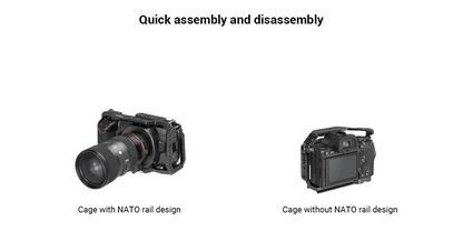 SmallRig Swivel and Tilt Adjustable Monitor Mount with NATO Clamp