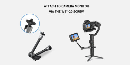 SmallRig Articulating Magic Arm 9.8 / 11 inches Adjustable Friction Magic Arm For DSLR LCD Monitor LED Light Camera Accessories