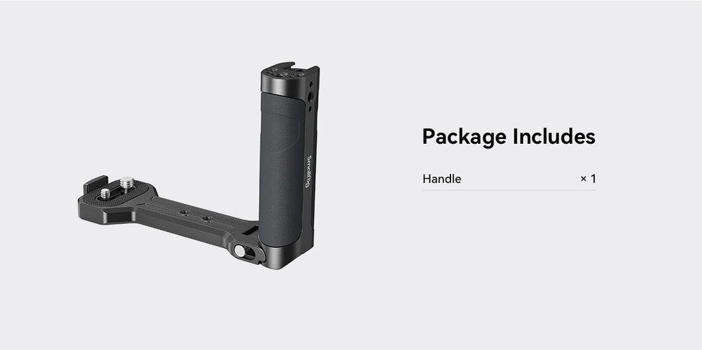 SmallRig  RS 4 mini Side Handle for DJI RS 4 mini /SC/ RS 2/ RSC 2/ RS 3 / RS 3 Pro / RS 3 mini / RS 4/ RS 4 Pro Cold Shoe Mount